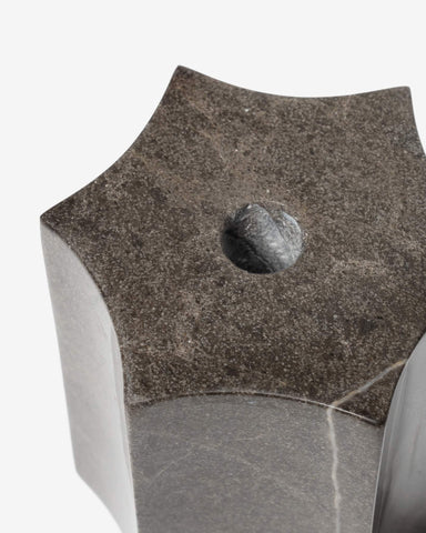 Apapacho World for HAVEN Vase/Bookend Marble Grey, Home Goods