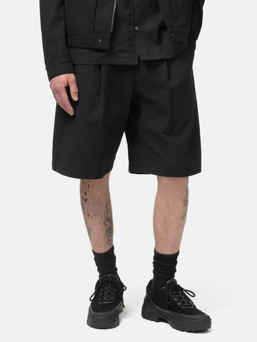 HAVEN Atelier Short - Vintage Linen Poplin Black, Shorts