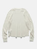 HAVEN Base Thermal Crewneck - Superfine Wool Waffle Off White, Thermals