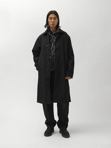 HAVEN Bureau Coat - Loro Piana Storm System 3L Wool Nylon Black, Coats