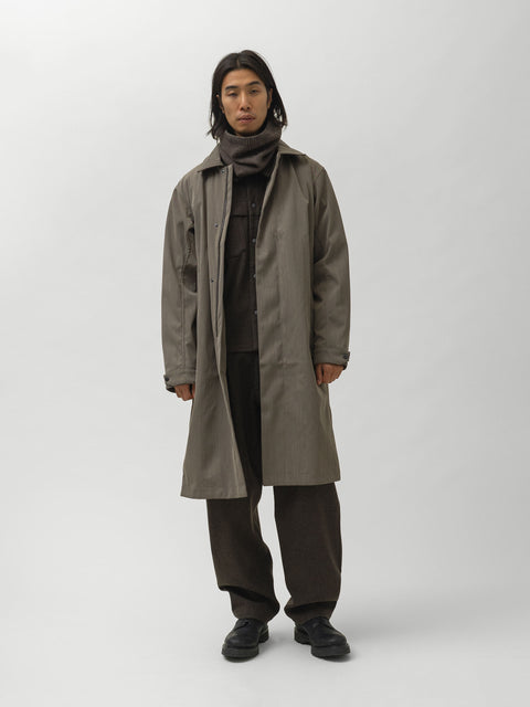 HAVEN Bureau Coat - Loro Piana Storm System 3L Wool Nylon Taupe, Coats