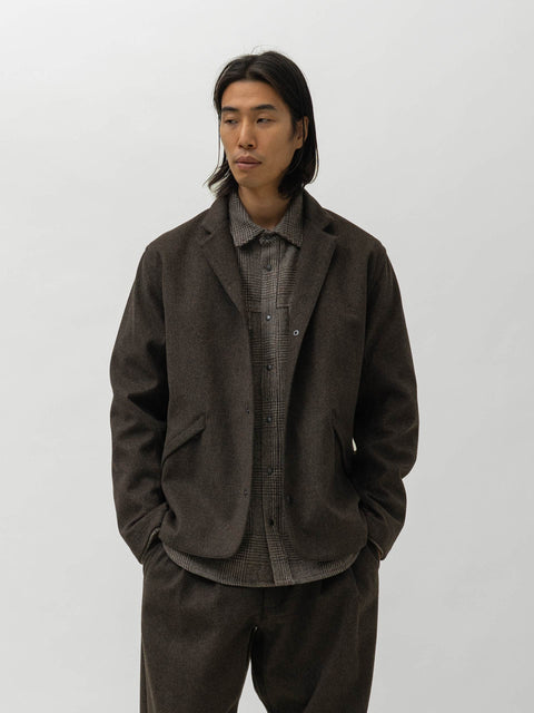 HAVEN Bureau Jacket - Loro Piana Storm System® Wool Earth, Jackets