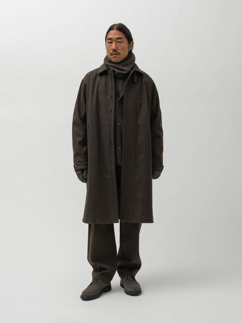 HAVEN Bureau Overcoat - Loro Piana Storm System® Wool Earth, Coats