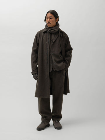 HAVEN Bureau Overcoat - Loro Piana Storm System Wool Earth, Coats
