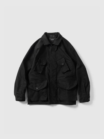 HAVEN Cascadia Jacket - Giza Cotton Moleskin Black, Jackets