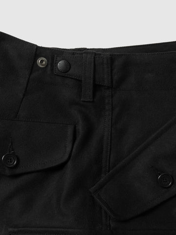 HAVEN Cascadia Pant - Giza Cotton Moleskin Black, Cargo Pants