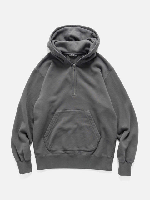 HAVEN Excel 1/4 Zip Hoodie - Urake Cotton Terry Graphite, Hoodies