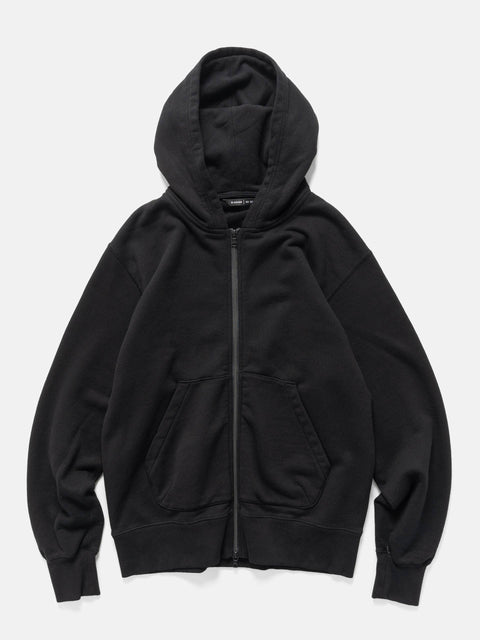 HAVEN Excel Full Zip Hoodie - Urake Cotton Terry Black, Hoodies