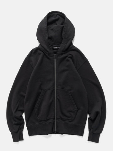 HAVEN Excel Full Zip Hoodie - Urake Cotton Terry Black, Hoodies