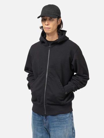 HAVEN Excel Full Zip Hoodie - Urake Cotton Terry Black, Hoodies