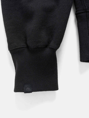 HAVEN Excel Full Zip Hoodie - Urake Cotton Terry Black, Hoodies