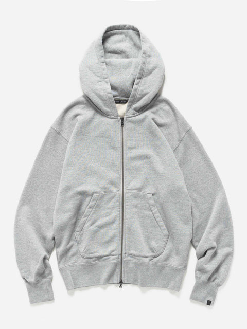 HAVEN Excel Full Zip Hoodie - Urake Cotton Terry Heather Grey, Hoodies