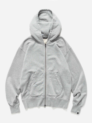 HAVEN Excel Full Zip Hoodie - Urake Cotton Terry Heather Grey, Hoodies