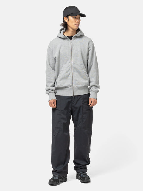 HAVEN Excel Full Zip Hoodie - Urake Cotton Terry Heather Grey, Hoodies
