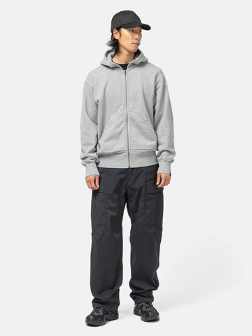 HAVEN Excel Full Zip Hoodie - Urake Cotton Terry Heather Grey, Hoodies