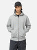 HAVEN Excel Full Zip Hoodie - Urake Cotton Terry Heather Grey, Hoodies