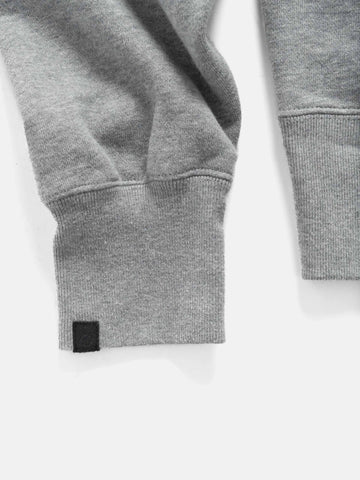 HAVEN Excel Full Zip Hoodie - Urake Cotton Terry Heather Grey, Hoodies