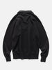 HAVEN Excel Zip Neck - Urake Cotton Terry Black, Sweatshirts