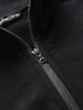 HAVEN Excel Zip Neck - Urake Cotton Terry Black, Sweatshirts