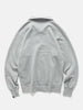 HAVEN Excel Zip Neck - Urake Cotton Terry Heather Grey, Sweatshirts