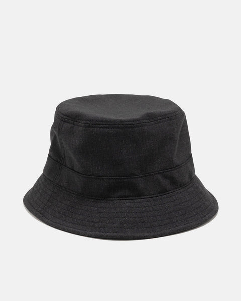 HAVEN Field Bucket Hat - Tropical Wool Charcoal, Hats