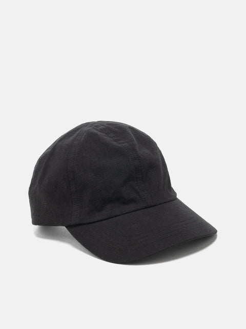 HAVEN Field Cap - Vintage Linen Poplin Black, Caps