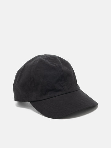 HAVEN Field Cap - Vintage Linen Poplin Black, Caps