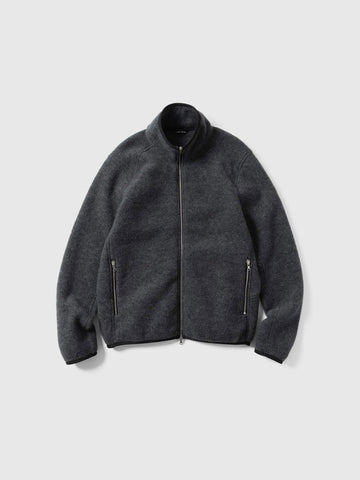 HAVEN Alpine Jacket - Melange Wool Charcoal, Fleece Jackets