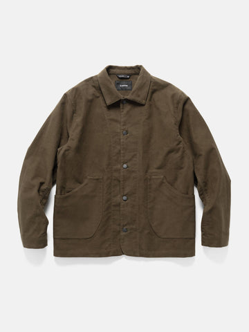 HAVEN Graft Coat - Organic Cotton Moleskin Earth, Jackets