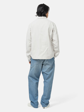 HAVEN Graft Coat - Cotton Linen Denim Ivory, Jackets