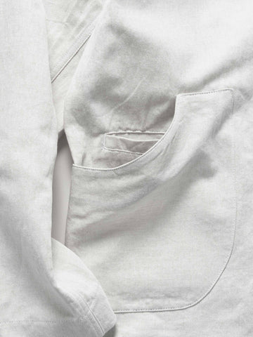 HAVEN Graft Coat - Cotton Linen Denim Ivory, Jackets