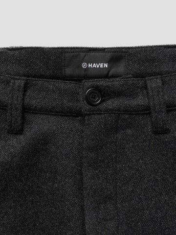 HAVEN Graft Pant - Loro Piana Zelander® Merino Wool Charcoal, Pants