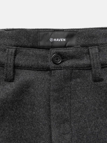 HAVEN Graft Pant - Loro Piana Zelander® Merino Wool Charcoal, Pants
