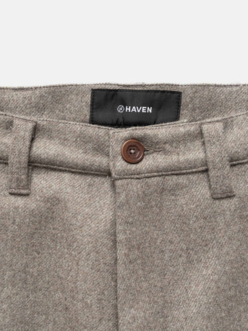 HAVEN Graft Pant - Loro Piana Zelander® Merino Wool Taupe, Pants