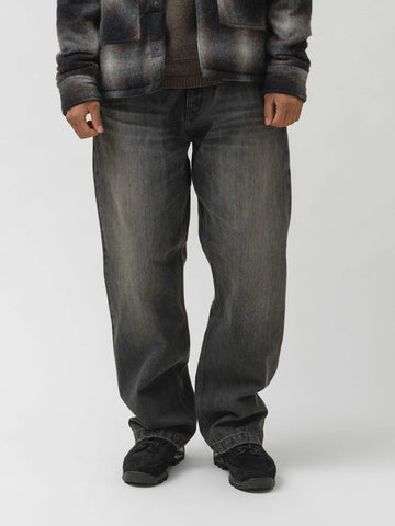 HAVEN Graft Pant - Suvin Cotton Denim Light Wash Black, Pants