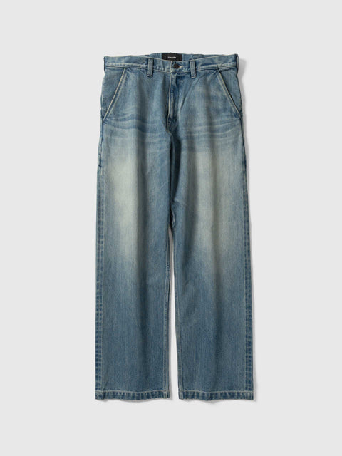 HAVEN Graft Pant - Suvin Cotton Denim Light Wash Indigo, Pants