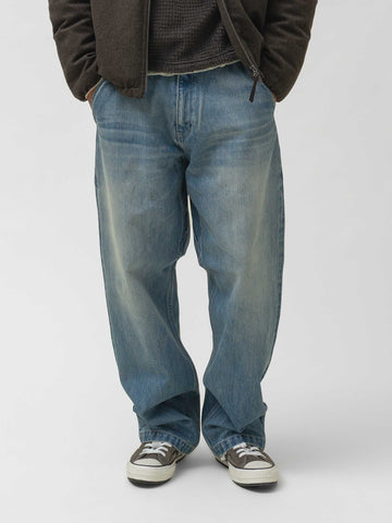 HAVEN Graft Pant - Suvin Cotton Denim Light Wash Indigo, Pants