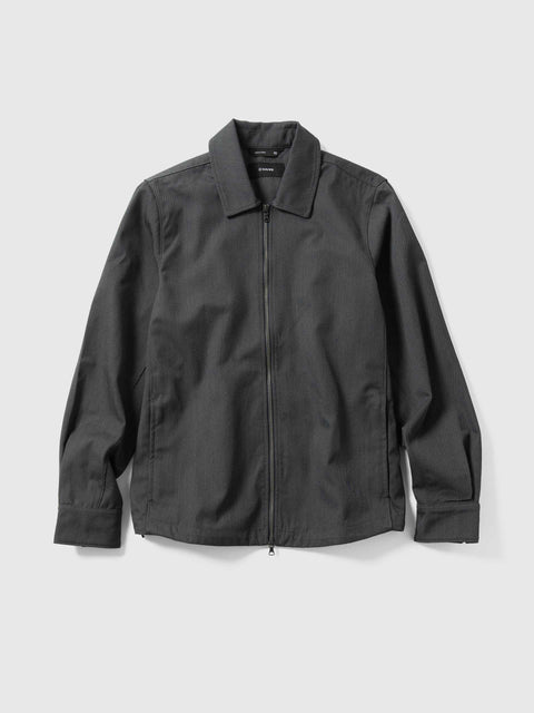 HAVEN Guide Shirt - Super 100 Wool Gabardine Charcoal, Shirts