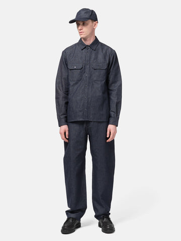 HAVEN Helix Pant - Cotton Linen Denim Indigo, Pants