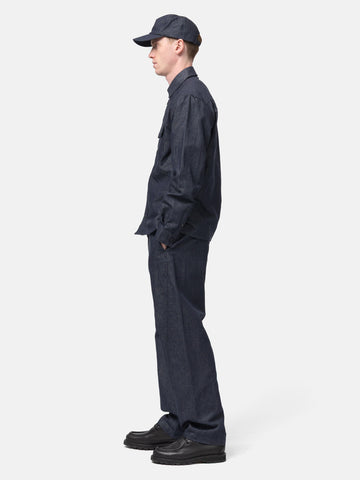 HAVEN Helix Pant - Cotton Linen Denim Indigo, Pants