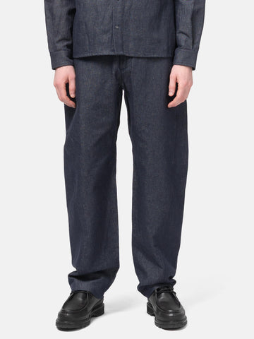 HAVEN Helix Pant - Cotton Linen Denim Indigo, Pants