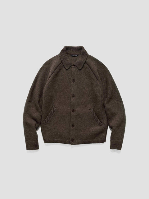 HAVEN Highland Knit Shirt - Merino Wool Cashmere Earth, Sweaters
