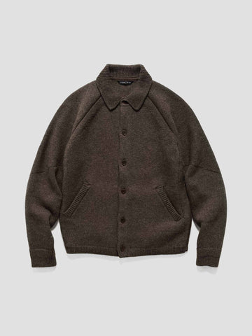 HAVEN Highland Knit Shirt - Merino Wool Cashmere Earth, Sweaters
