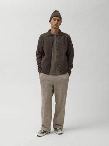 HAVEN Highland Knit Shirt - Merino Wool Cashmere Earth, Sweaters