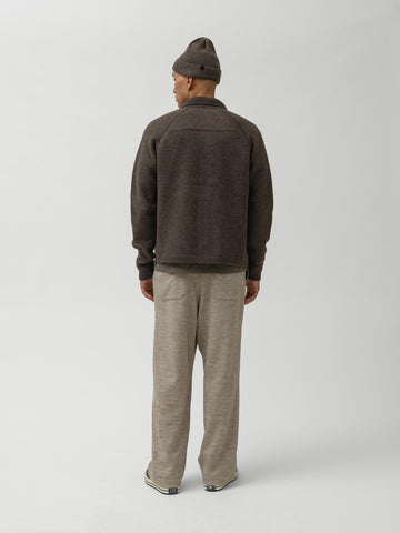 HAVEN Highland Knit Shirt - Merino Wool Cashmere Earth, Sweaters