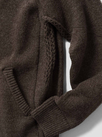 HAVEN Highland Knit Shirt - Merino Wool Cashmere Earth, Sweaters