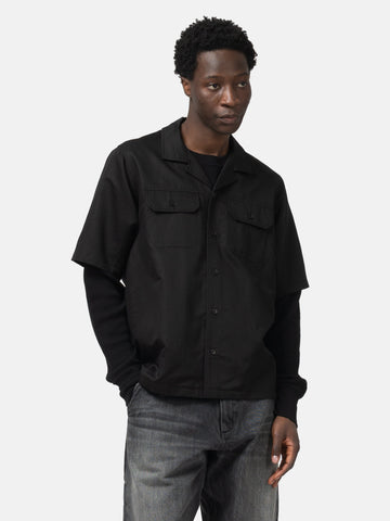 HAVEN Jasper Shirt - Cotton Linen Silk Black, Shirts