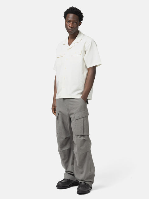 HAVEN Jasper Shirt - Cotton Linen Silk White, Shirts