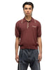 14G Knit CAROL Polo Burgundy - HAVEN
