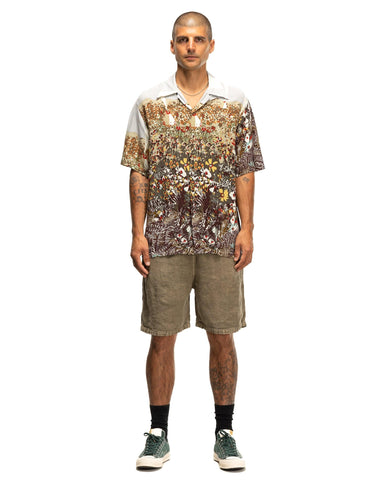 Linen Heavy Canvas EASY Shorts Grey - HAVEN